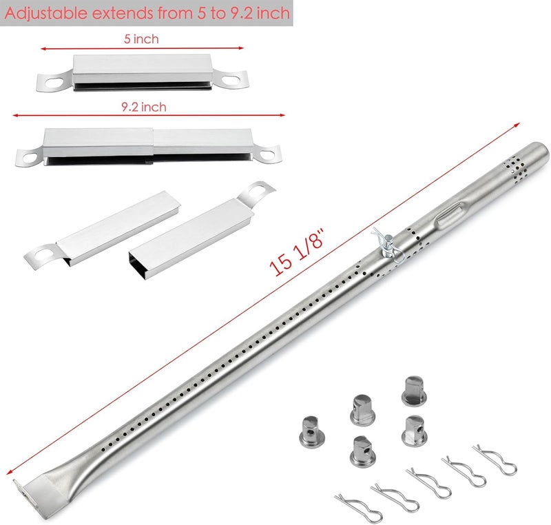 Charbrofire 463448021 Performance Grill Replacement Parts for Charbroil Grill Parts 5 Burner G327-2100-W1 Heat Tent G325-0002-W1 Char-Broil 463449021 463459021 463450022 463458021 463455021 G429-5102-W1 - Image 5